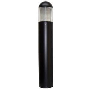 Medium Socket Round Dome Top Bollards with Type 5 Glass  120v