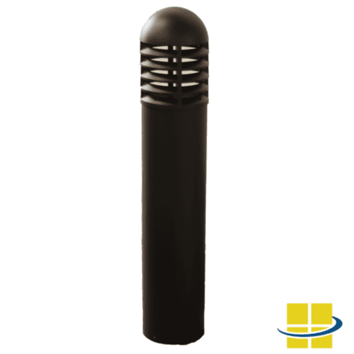 MARI 25w LED Marine Louvered Round Dome Top Bollard Light