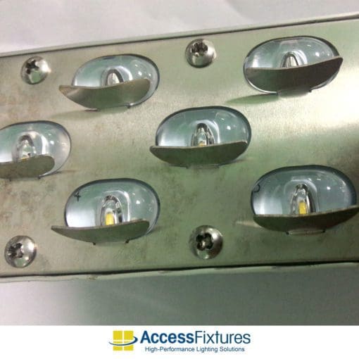 Pickleball Single Court LED Lighting Package: Back Light Shielding detail