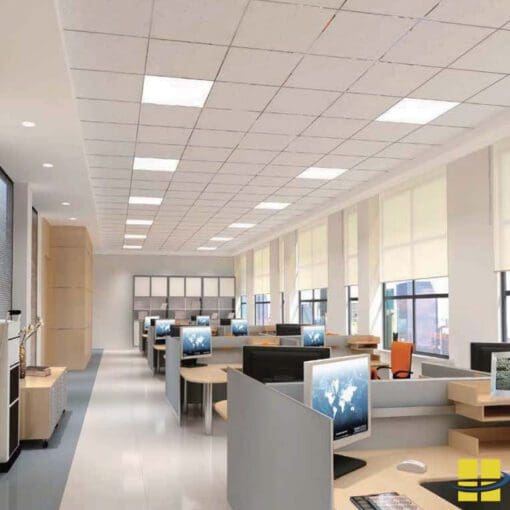 New 2' x 2' LED Flat Panel Lights - Selectable Wattage: 20w/30w/40w, or 40/50/60w. Selectable Kelvin: 3500K, 4000K, 5000K, 6500K. Flicker and Glare free.