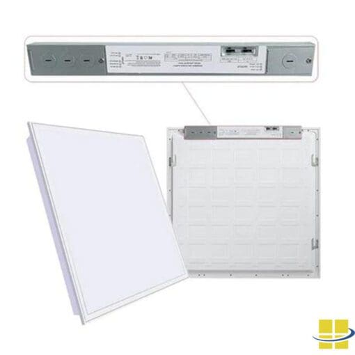LED Flat Panel with selectable Kelvin and wattage for on-site self-customization
