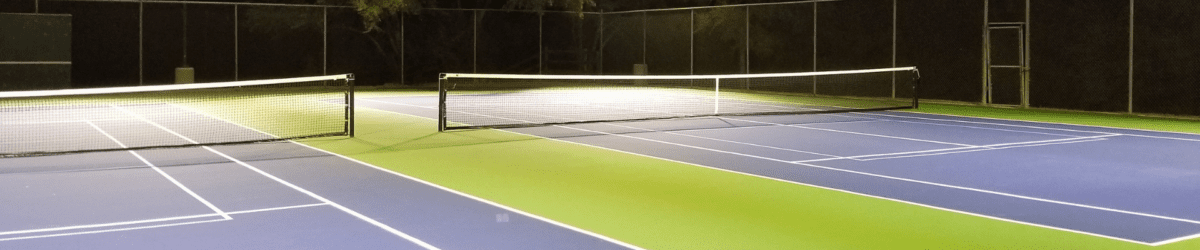 LED Lighting for tennis court
