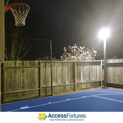 DIY Half Court LED Basketball Lighting Package, 19fc, 120-277v