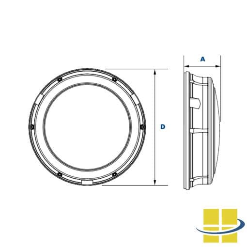 CIRL LED Round Bulkhead Wall Pack