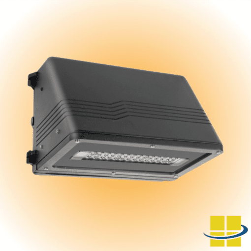 HEZA 40 590nm Amber LED Turtle Friendly Full Cutoff Wall Pack