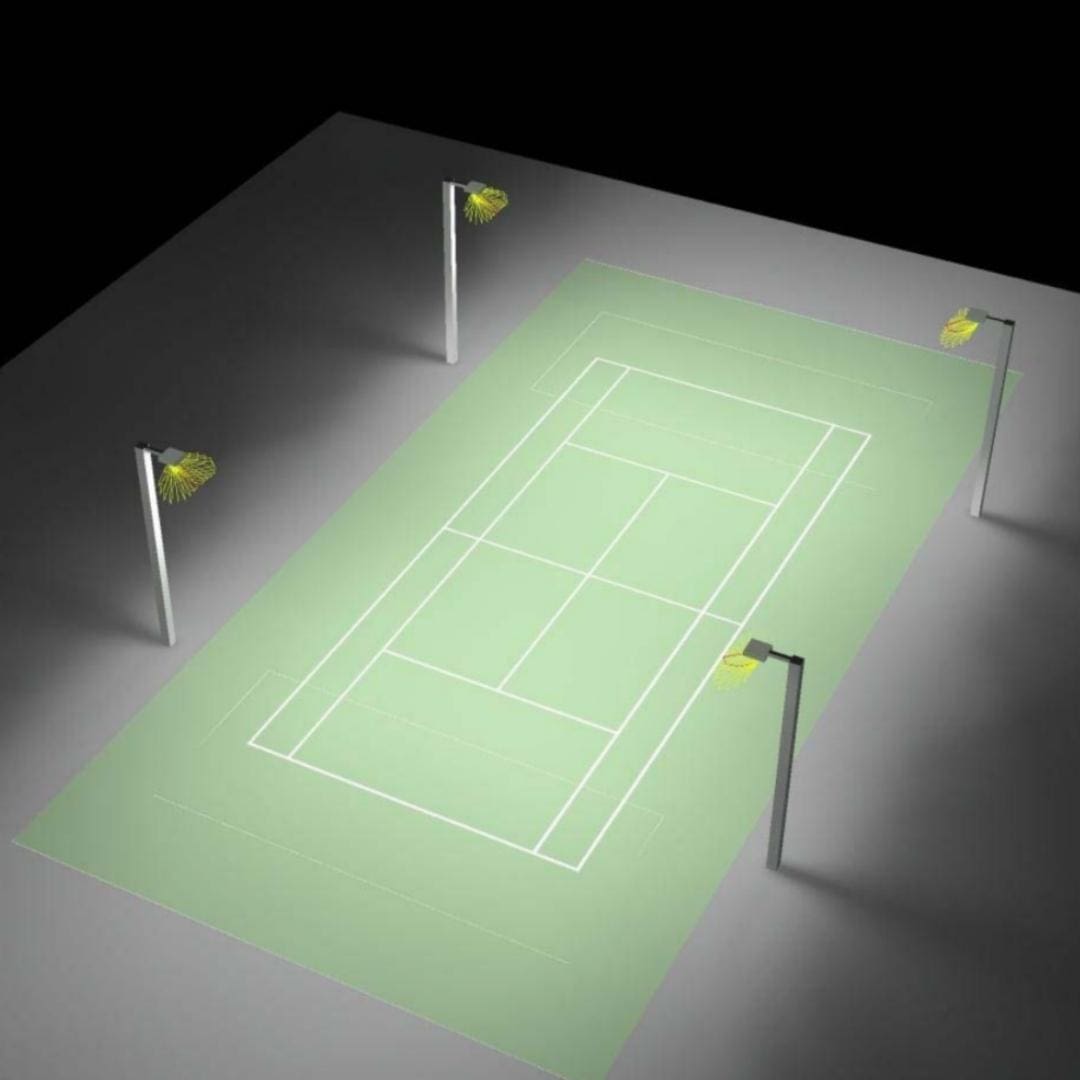 Pickleball Tennis Court Lighting Package pickleball tennis court lighting