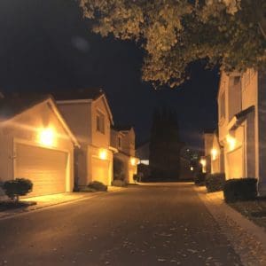 35w HPS Wall Packs Over Garage Doors