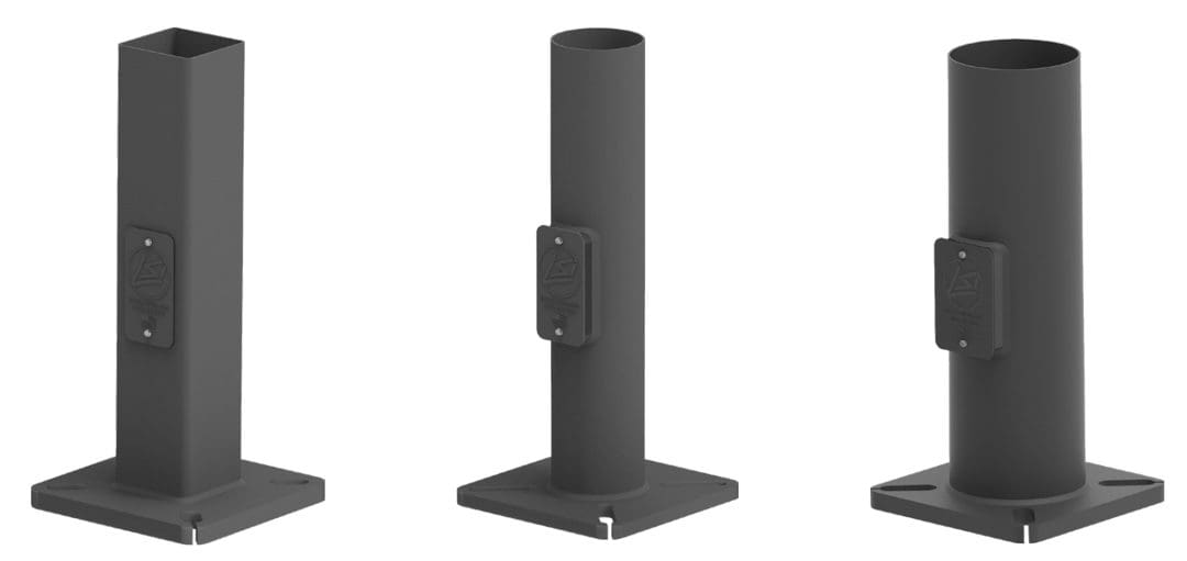 The shape of a light pole can reduce light pole vibration