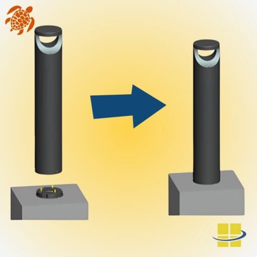 590nm Bollard Lights