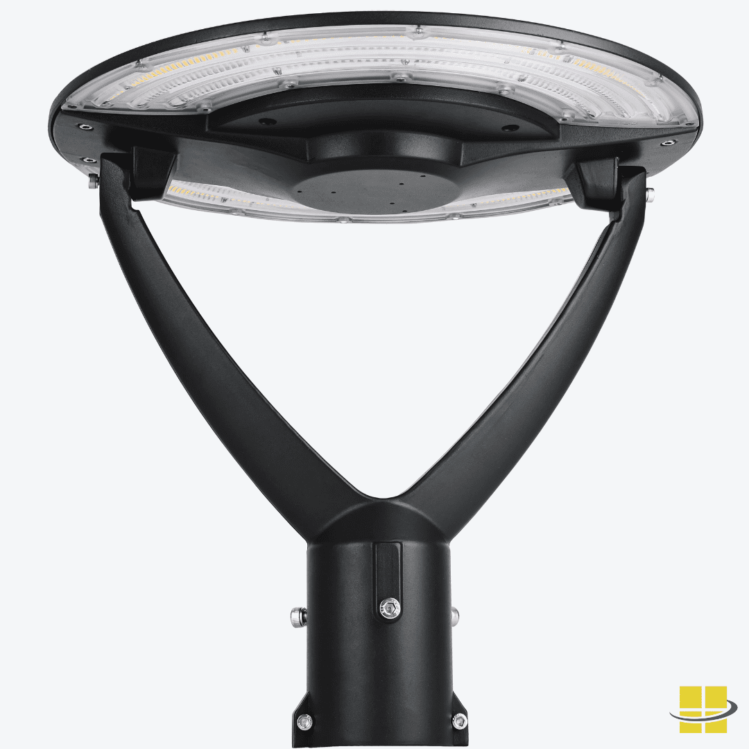 Select wattage, Selectable Kelvin LED Post Top Fixture