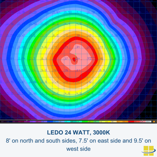 LEDO Bollard Light - Selectable Watts 14/19/24w & Kelvin 3K/4K/5K - Image 10