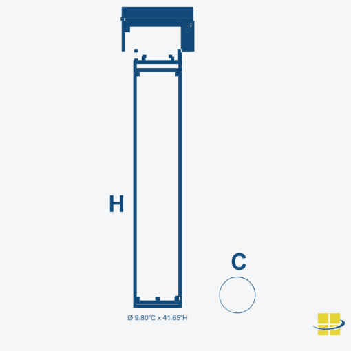 LEDO Bollard Light - Selectable Watts 14/19/24w & Kelvin 3K/4K/5K - Image 8