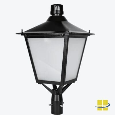 Select wattage, Selectable Kelvin LED Post Top Fixture