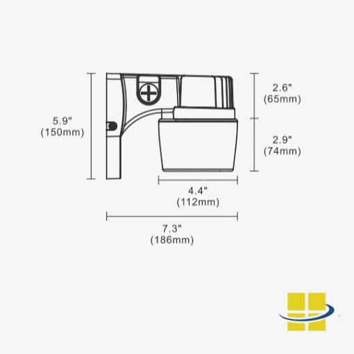 PAXT LED Wall Pack Selectable Kelvin and Wattage 10w/15w/20w - Image 4