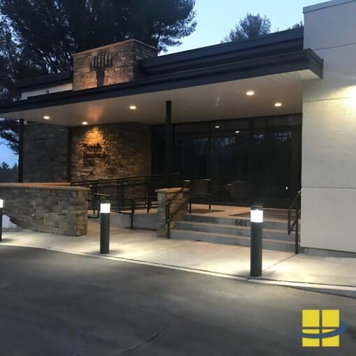 25w Flat Top Bollard Light