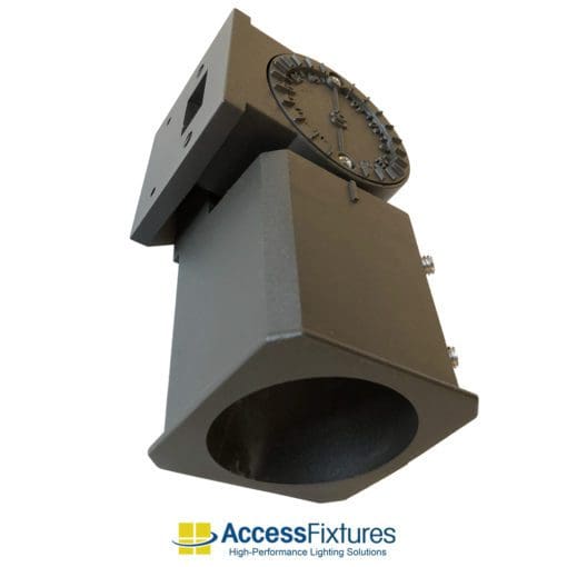 ROBU 200w Vandal-Resistant LED Flood Light 120-277v slip fitter