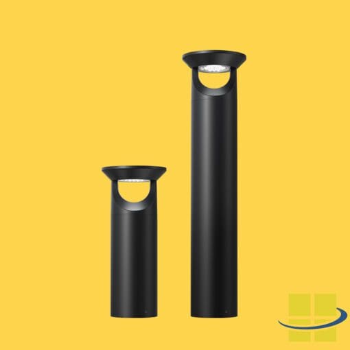 ARCA LED solar bollard lights 590nm amber
