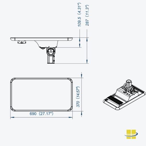 SUNA 30 Solar Area Light-LED Solar Area Light - Image 7