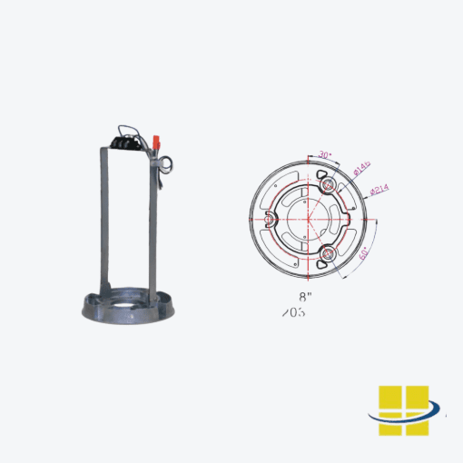 RUGO 20-28-37 Round Flat Top Vandal Resistant Bollard Light, 120-277v - Image 4