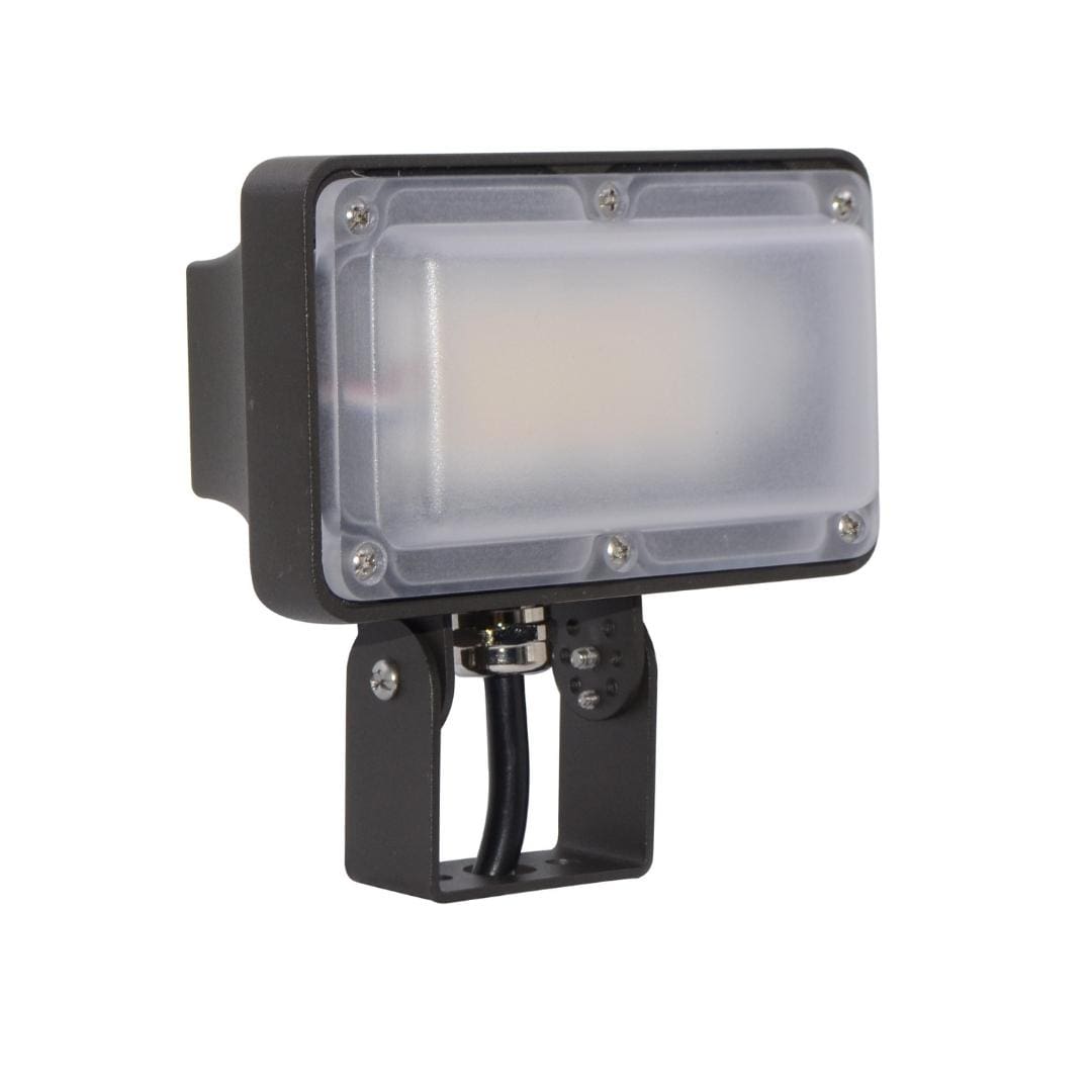 15w selectable kelvin flood bracket mount side