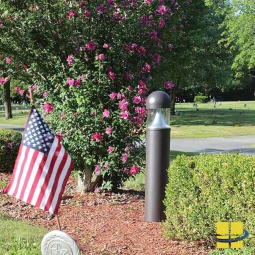 VENU 25w LED Cone Reflector Round Dome Top Bollard Light - Image 11