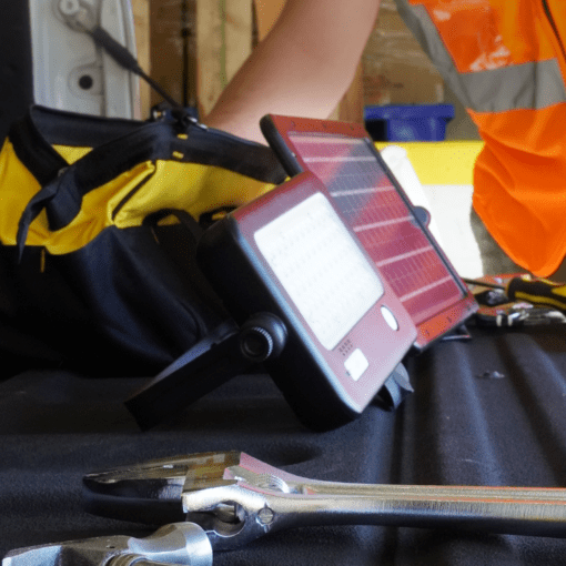10w solar work light