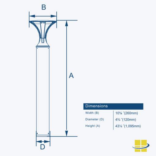 ATRI 18 EXTREME-LIFE Round Open Top LED Bollard Light, 120-277v - Image 3