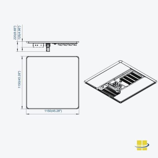 SUNA 200 Solar Area Light-LED Solar Area Light - Image 5