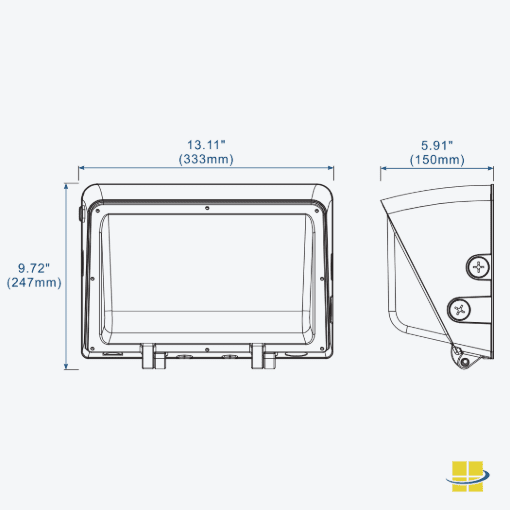 ZIKO LED Wall Pack, Selectable Kelvin and Wattage 62-92-100 Photocell - Image 4