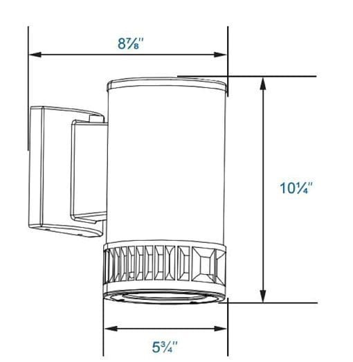 HAMA 21w Down Light LED Fixture Dimensions