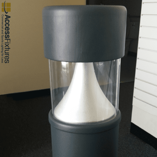 35w LED Round Flat Top Bollards Cone Reflector 120v-277v Office