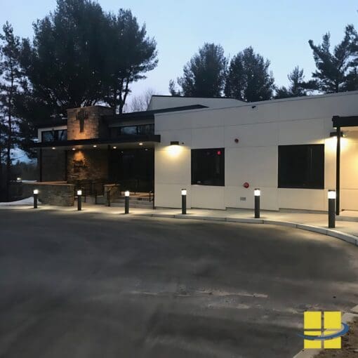 25w Flat Top Bollard Light
