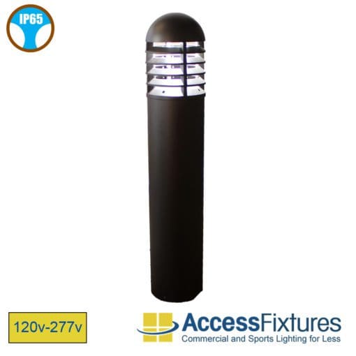 VAND 25w LED Bollard Light Lit