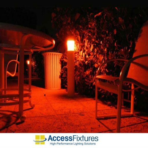 17w Sea Turtle Lighting Bollard: RFT, Cone, 120-277v patio application