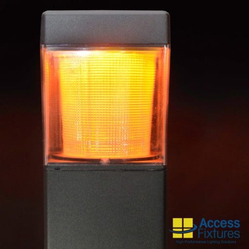 turtle friendly lighting bollard illuminated close