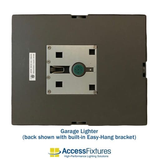 44w Turtle & Wildlife Friendly Garage Lighter 120-277v EXTREME LIFE with built-in Easy-Hang bracket