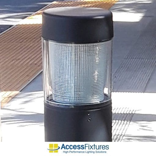 TEFA 15w (LED) RFT Bollard Lights - Type 5 Glass, 120-277v - 147,000-Hour Life