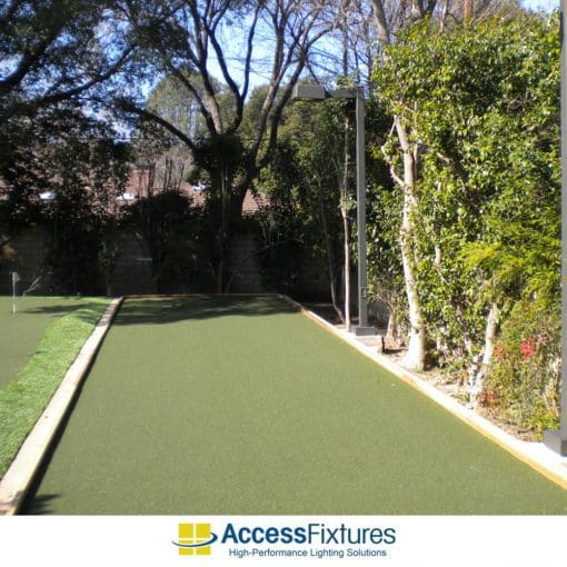 Bocce LED Lighting 12' x 70' Court - 11 fc 2.67 max/min - DIY poles day A