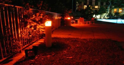 MARI 35w 590 Amber LED Marine Louver Round Dome Top Bollard - Image 5