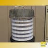 VENU 25w 590 Amber LED Cone Reflector Round Dome Bollard - Image 4