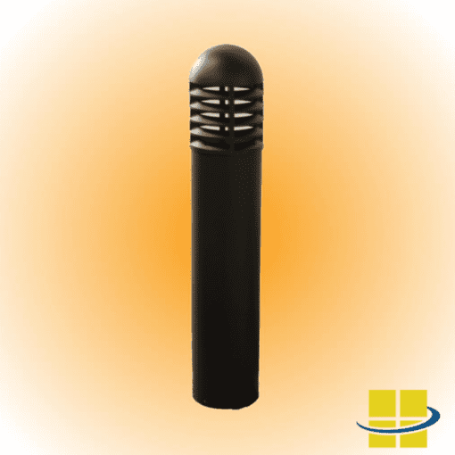 MARI 35w 590 Amber LED Marine Louver Round Dome Top Bollard