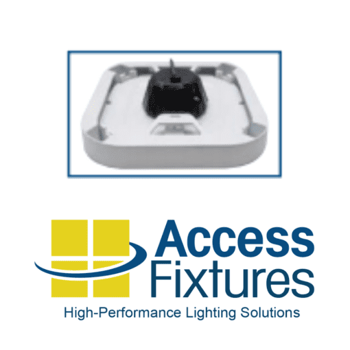 SYRF 11w LED Square Canopy Light, reverse side