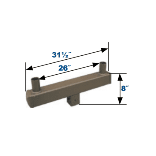 twin vertical tenon dimensions