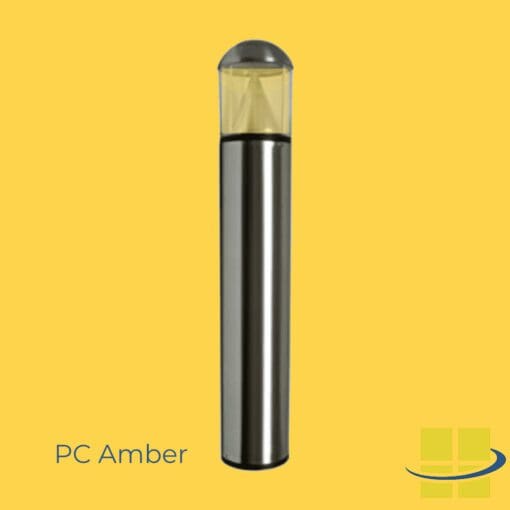 CONA 17w PC Amber Stainless Steel Bollard, EXTREME-LIFE - Image 2