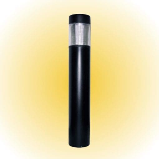 TEFA round flat top PC amber bollard