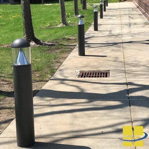 Round Dome Top LED Bollard