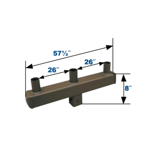 triple vertical tenon
