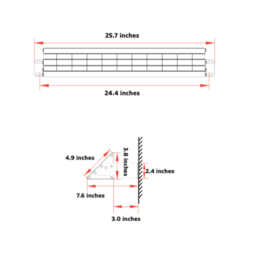 SYNI 10w solar sign light dims