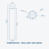 Solar LED Bollard Lights