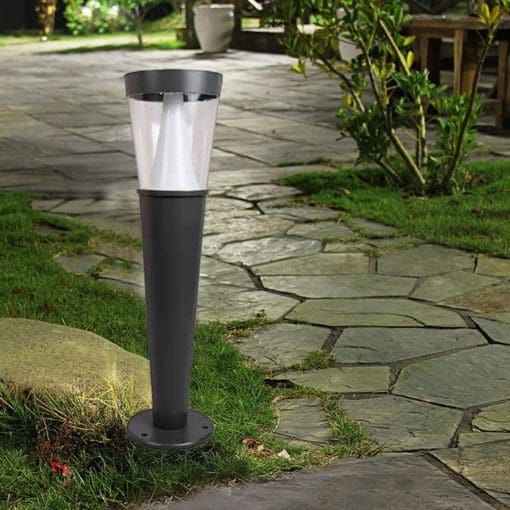 tapered solar landscape bollard